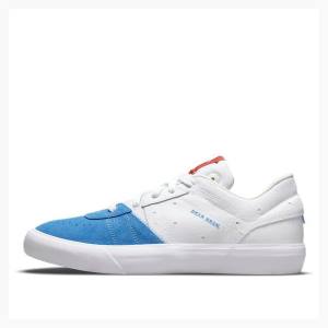 White / Blue / Red Men's Nike Series .02 rsity Blue Sneakers Air Jordan | JD-531XT