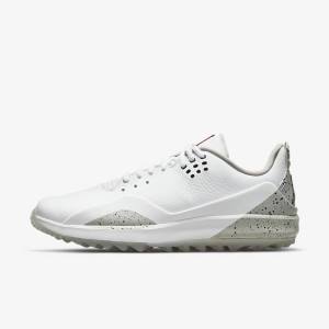 White / Grey / Black Men's Nike ADG 3 Cement Running Shoes Air Jordan | NK726KQH