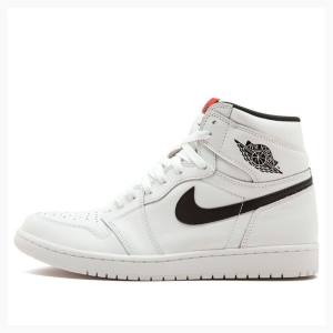 White Men's Nike Retro High OG Yin Yang Pack Basketball Shoes Air Jordan 1 | JD-308YX