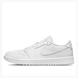 White Men's Nike Retro Low Golf Sneakers Air Jordan 1 | JD-159GM