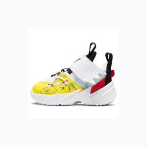 White / Red / Yellow Women's Nike Why Not Zer03 SE 3 TD Basketball Shoes Air Jordan | JD-038CP