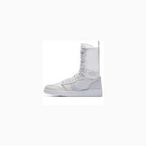 White Women's Nike Explorer XX Reimagined Basketball Shoes Air Jordan 1 | JD-342CW