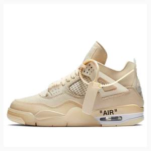 White Women's Nike Retro Basketball Shoes Air Jordan 4 | JD-457DW