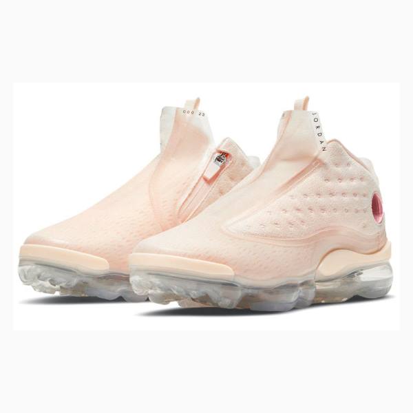 Beige Women's Nike Reign Guava Ice Basketball Shoes Air Jordan | JD-619VN