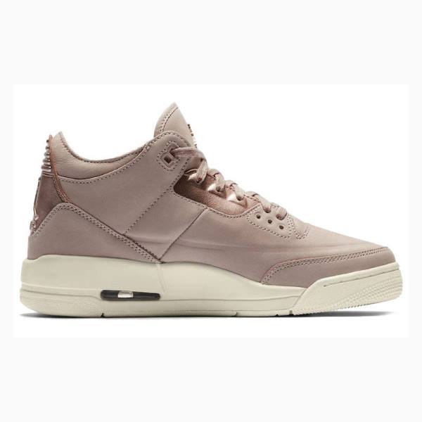 Beige Women's Nike Retro SE Particle Basketball Shoes Air Jordan 3 | JD-463YB