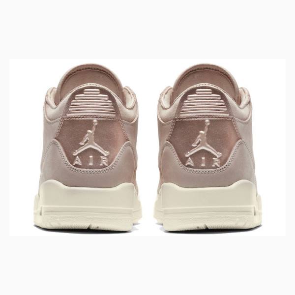 Beige Women's Nike Retro SE Particle Basketball Shoes Air Jordan 3 | JD-463YB