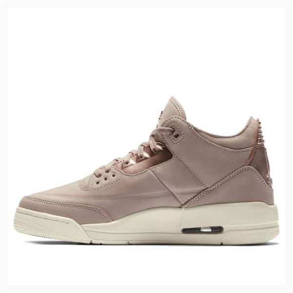 Beige Women\'s Nike Retro SE Particle Basketball Shoes Air Jordan 3 | JD-463YB