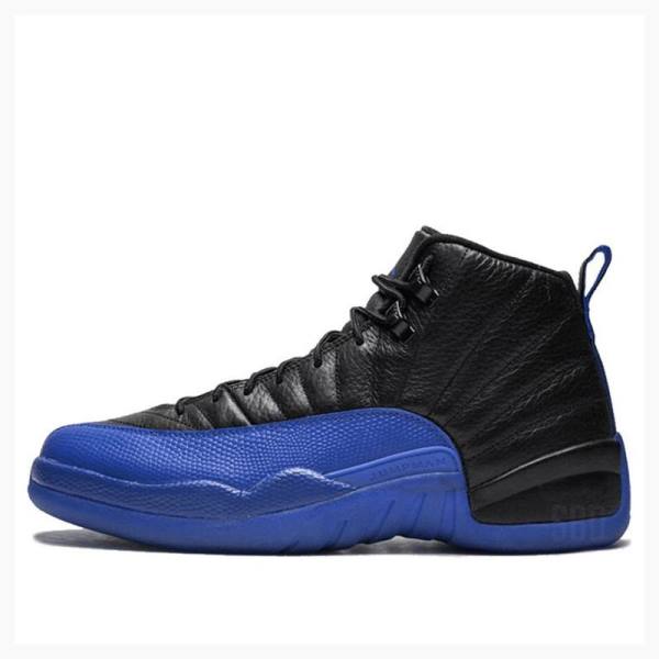 Black / Blue Men\'s Nike Retro Game Basketball Shoes Air Jordan 12 | JD-748AN