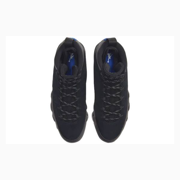 Black / Blue Men's Nike Retro Racer Blue Basketball Shoes Air Jordan 9 | JD-702DH