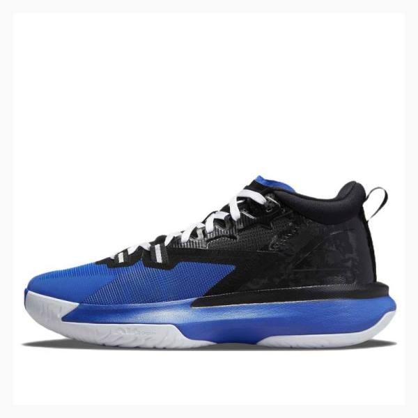 Black / Blue Men\'s Nike Zion 1 PF Basketball Shoes Air Jordan | JD-410EF