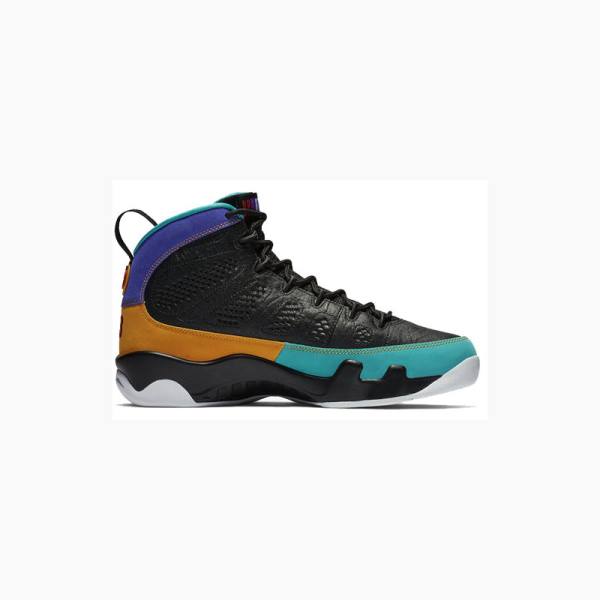 Black / Blue / Orange Men's Nike Retro Dream It Do It Basketball Shoes Air Jordan 9 | JD-680RQ