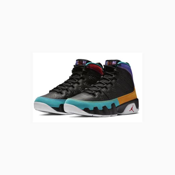 Black / Blue / Orange Men's Nike Retro Dream It Do It Basketball Shoes Air Jordan 9 | JD-680RQ