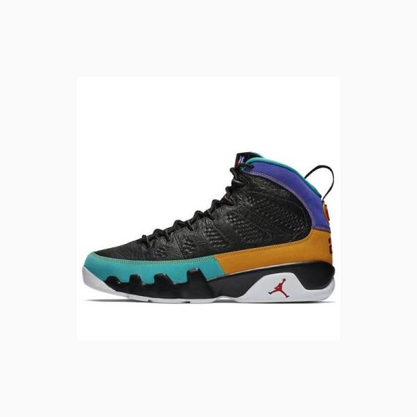 Black / Blue / Orange Men\'s Nike Retro Dream It Do It Basketball Shoes Air Jordan 9 | JD-680RQ