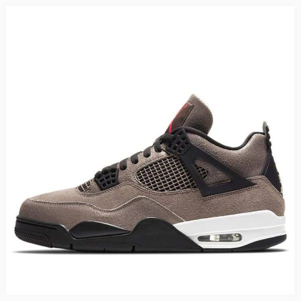 Black / Brown Men\'s Nike Retro Taupe Haze Basketball Shoes Air Jordan 4 | JD-249QR