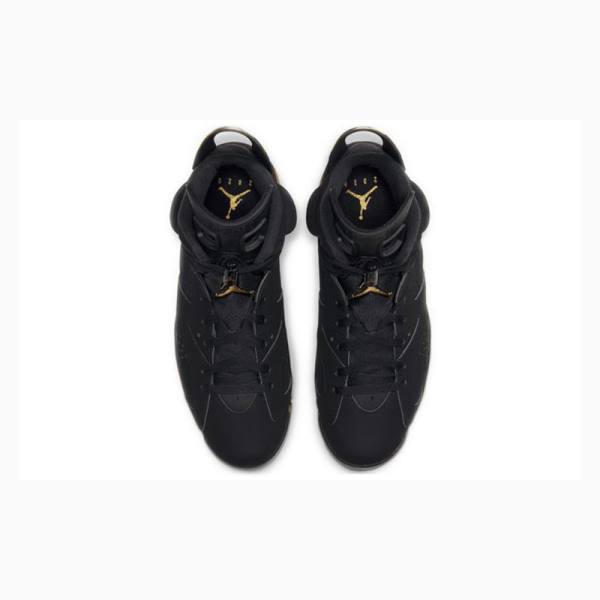 Black / Gold Men's Nike Retro DMP Defining Moments Basketball Shoes Air Jordan 6 | JD-073YT