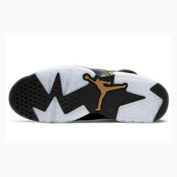 Black / Gold Men's Nike Retro DMP Defining Moments Basketball Shoes Air Jordan 6 | JD-073YT