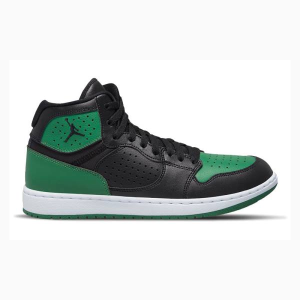 Black / Green Men's Nike Access Basketball Shoes Air Jordan | JD-315CK