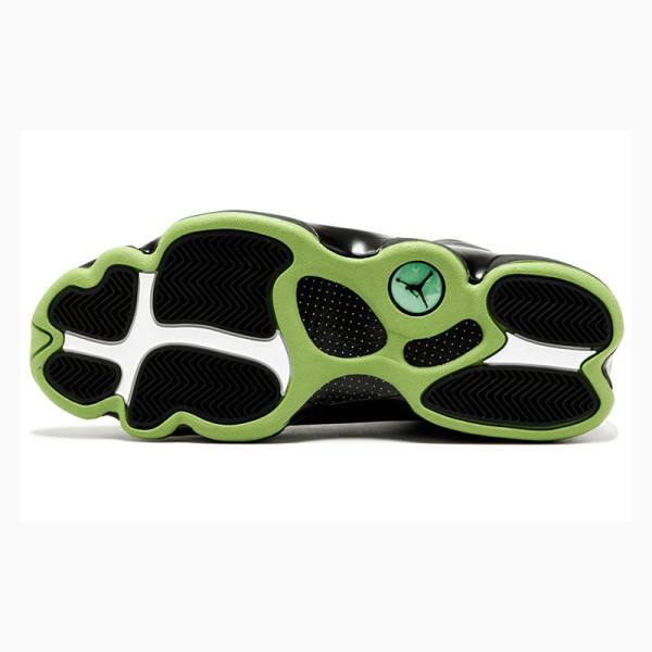 Black / Green Men's Nike Retro Altitude Basketball Shoes Air Jordan 13 | JD-724FB