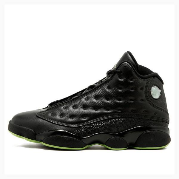 Black / Green Men\'s Nike Retro Altitude Basketball Shoes Air Jordan 13 | JD-724FB