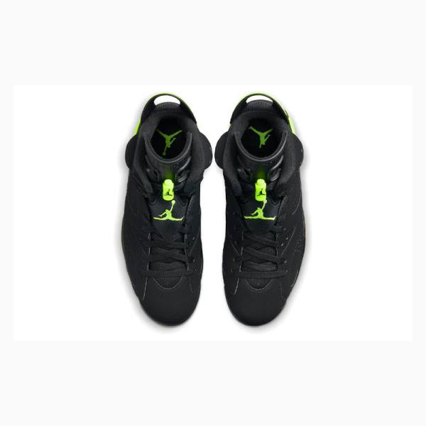 Black / Green Men's Nike Retro Electric Basketball Shoes Air Jordan 6 | JD-759KD