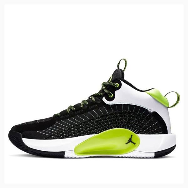 Black / Green / White Men\'s Nike Jumpman 2021 PF Basketball Shoes Air Jordan | JD-902NF