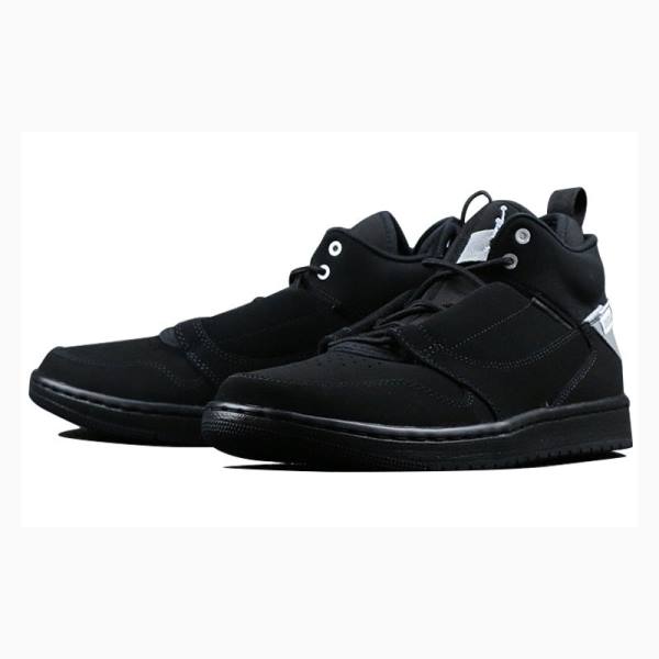 Black Men's Nike Fadeaway Basketball Shoes Air Jordan | JD-984PZ