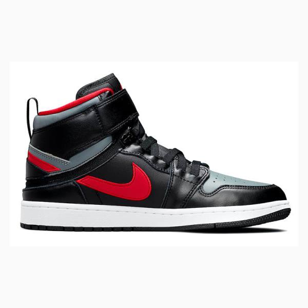 Black Men's Nike FlyEase Basketball Shoes Air Jordan 1 | JD-714UN