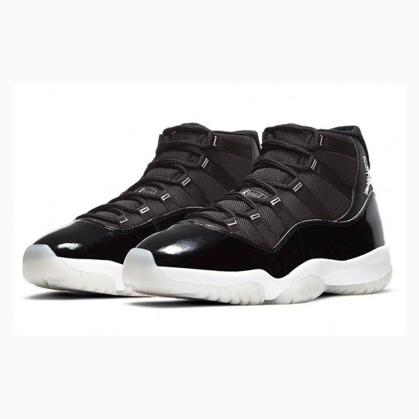 Black Men's Nike Retro Jubilee 25th Anniversary Basketball Shoes Air Jordan 11 | JD-134NP