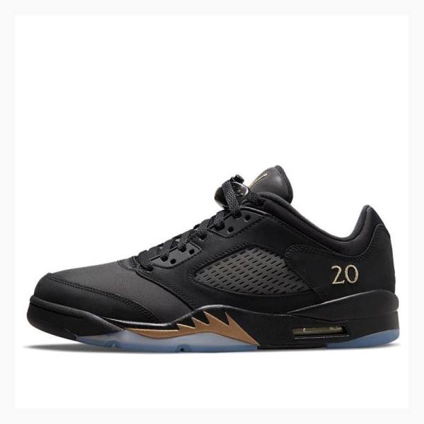 Black Men\'s Nike Retro Low Wings Class of 2020-2021 Sneakers Air Jordan 5 | JD-975WQ