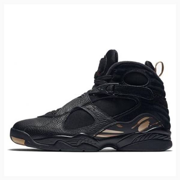 Black Men\'s Nike Retro OVO Metallic Basketball Shoes Air Jordan 8 | JD-938BQ