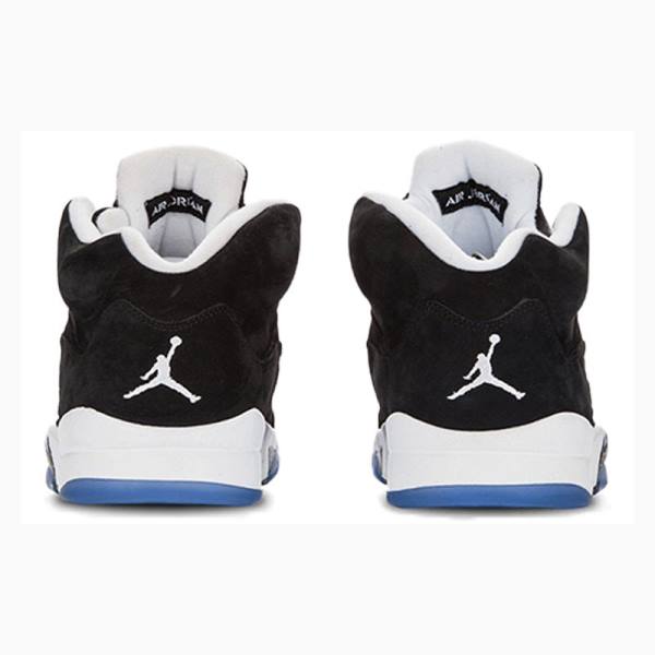 Black Men's Nike Retro Oreo Basketball Shoes Air Jordan 5 | JD-390LX