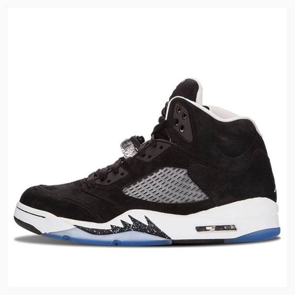 Black Men\'s Nike Retro Oreo Basketball Shoes Air Jordan 5 | JD-390LX