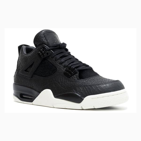 Black Men's Nike Retro Premium Pinnacle Basketball Shoes Air Jordan 4 | JD-719XV