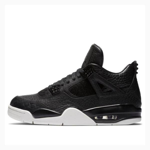 Black Men\'s Nike Retro Premium Pinnacle Basketball Shoes Air Jordan 4 | JD-719XV