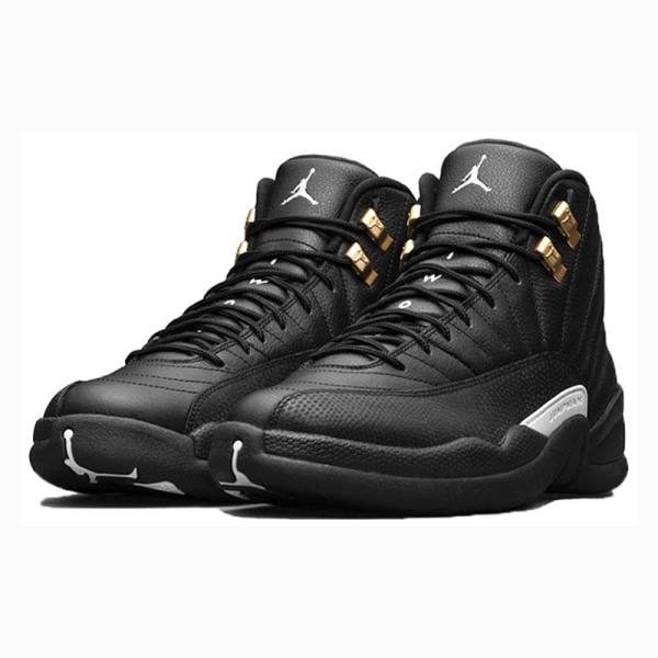 Black Men's Nike Retro The Master Basketball Shoes Air Jordan 12 | JD-591YV