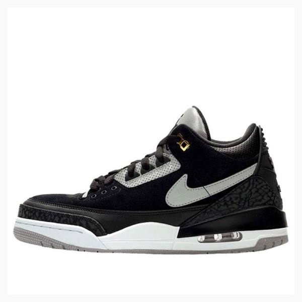 Black Men\'s Nike Retro Tinker Cement Basketball Shoes Air Jordan 3 | JD-536UC