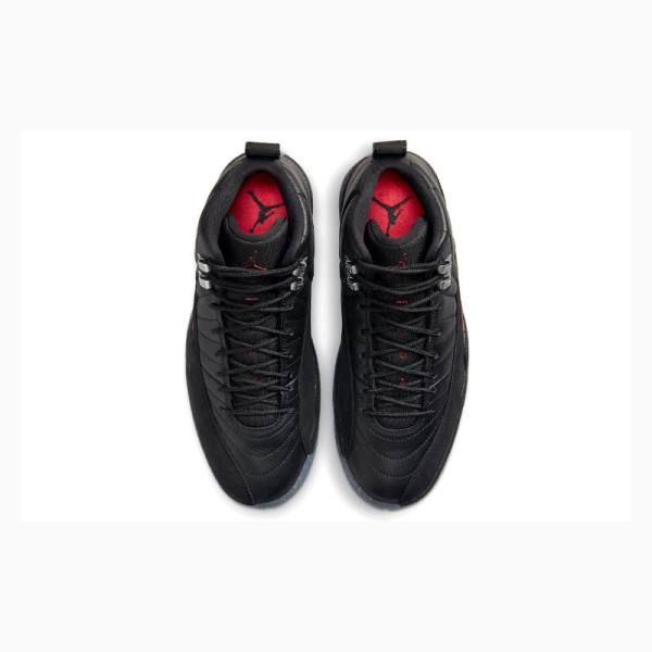 Black Men's Nike Retro Utility Grind Basketball Shoes Air Jordan 12 | JD-789BW