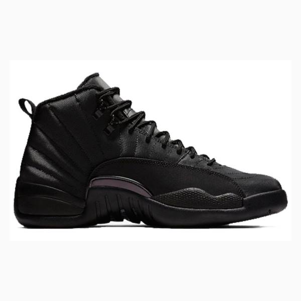 Black Men's Nike Retro WNTR Winterized - Anthracite Basketball Shoes Air Jordan 12 | JD-145PW