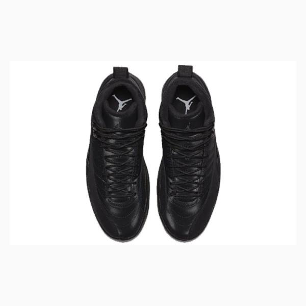 Black Men's Nike Retro WNTR Winterized - Anthracite Basketball Shoes Air Jordan 12 | JD-145PW