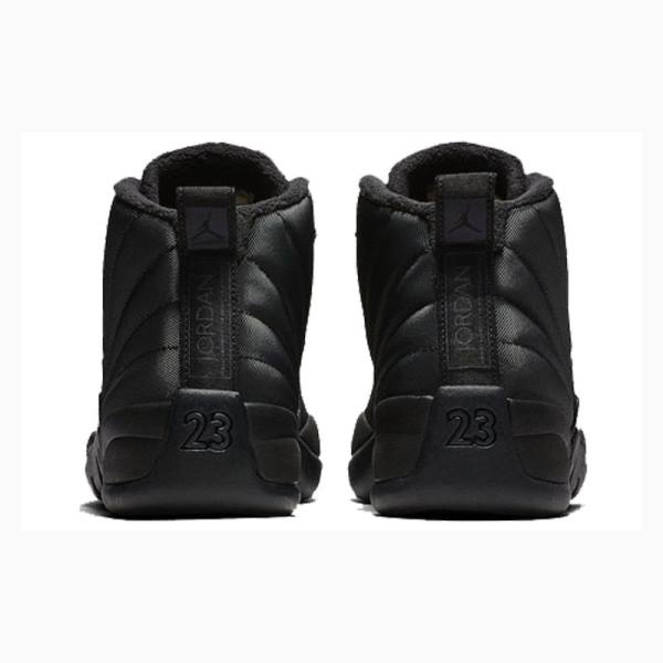 Black Men's Nike Retro WNTR Winterized - Anthracite Basketball Shoes Air Jordan 12 | JD-145PW