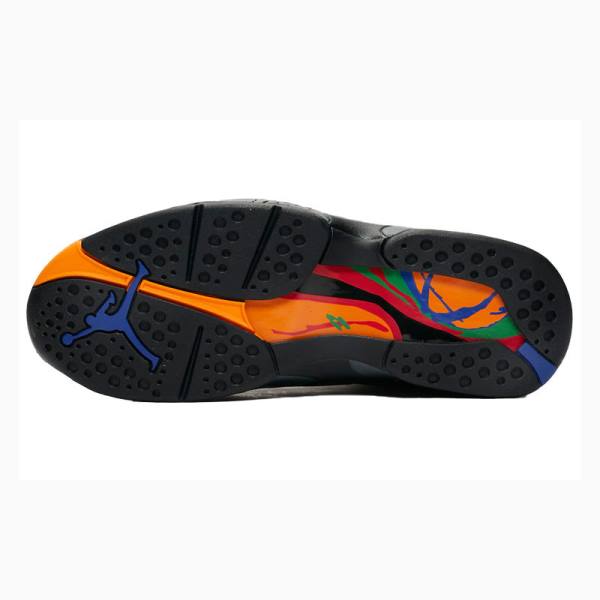 Black / Orange Men's Nike Retro Air Raid Basketball Shoes Air Jordan 8 | JD-925IX