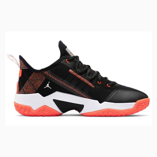 Black / Orange / White Men's Nike One Take 2 PF Russell Westbrook2 Competition Basketball Shoes Air Jordan | JD-038SU