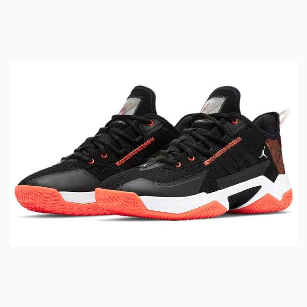 Black / Orange / White Men's Nike One Take 2 PF Russell Westbrook2 Competition Basketball Shoes Air Jordan | JD-038SU