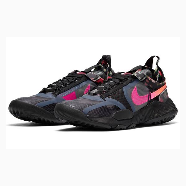 Black / Pink Men's Nike Delta Breathe CNY Running Shoes Air Jordan | JD-259FK