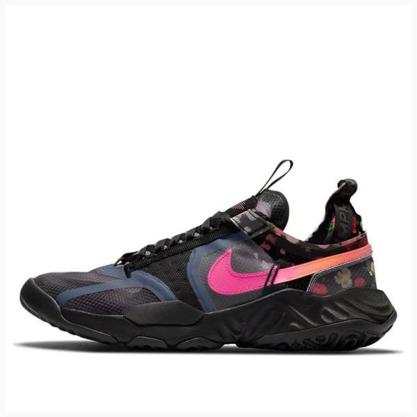 Black / Pink Men\'s Nike Delta Breathe CNY Running Shoes Air Jordan | JD-259FK