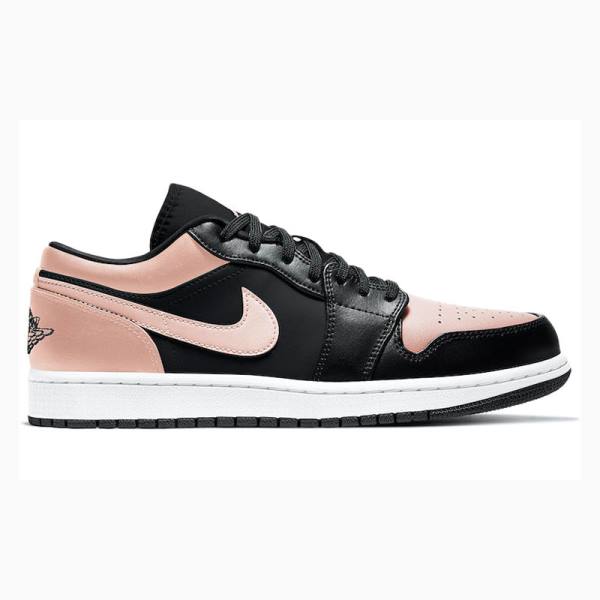 Black / Pink Men's Nike Retro Low Sneakers Air Jordan 1 | JD-261TW