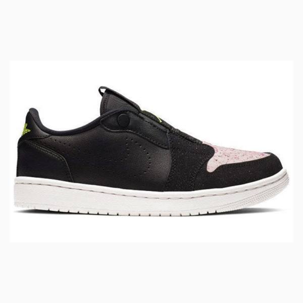 Black / Pink Women's Nike Low Slip 'Silt Red' Sneakers Air Jordan 1 | JD-369RU