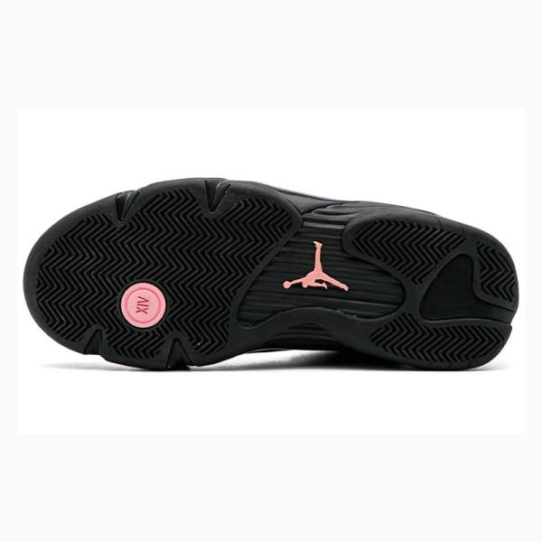 Black / Pink Women's Nike Retro Basketball Shoes Air Jordan 14 | JD-678KP