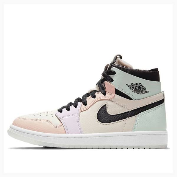 Black / Pink Women\'s Nike Zoom Air CMFT Light Violet Basketball Shoes Air Jordan 1 | JD-458ZH