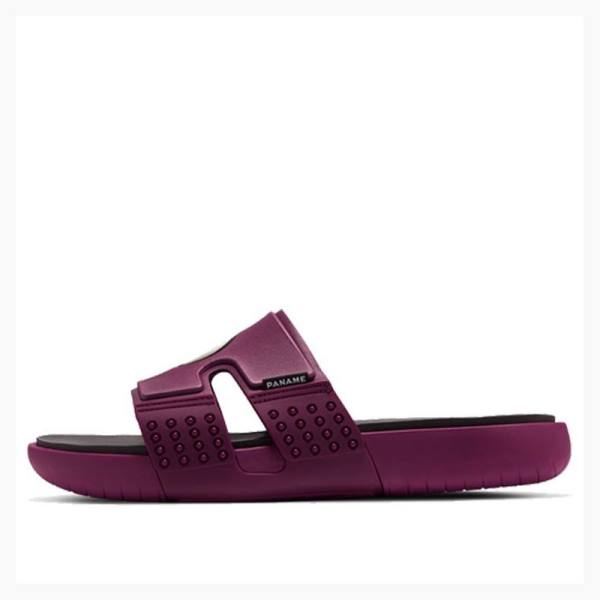 Black / Purple Men\'s Nike Hydro 8 QS Slides Air Jordan | JD-623EI